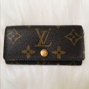 Authentic Louis Vuitton Monogram Canvas Key Holder